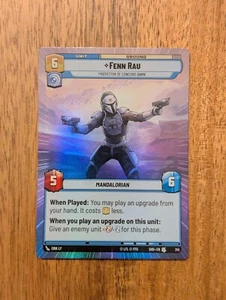 Star Wars Unlimited TCG - SWU - Fenn Rau Hyperspace Foil HSF - NM - Picture 1 of 1