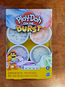HASBRO PLAY-DOH COLOR BURST EISCREME THEMA 4ER PACK UNGIFTIG - Bild 1 von 6