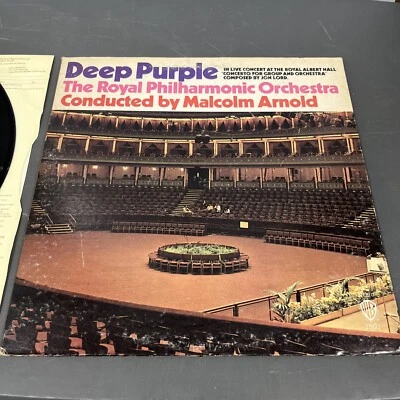 Deep Purple w/ Royal Philharmonic Orchestra 33 rpm LP Vinyl Record Warner Bros - Image 1 of 4