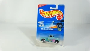 1996 Hot Wheels Die Cast Car Teal Blue '56 Flashrider #136 - #17545 - Picture 1 of 10