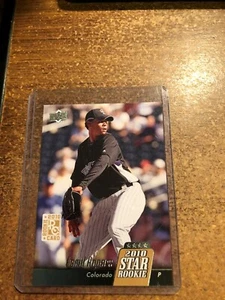2010 Upper Deck Baseball Star Rookie # 14 Esmil Rogers RC - Picture 1 of 6