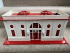 Mth #10-4057   White & Red #116 Passenger Train Station  /  Tinplate Traditions