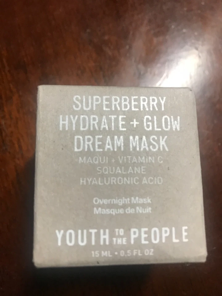 X1 Youth to The People Superberry Hydrate Glow Dream Mask 0.5 Oz 15 Ml