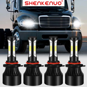 Para Freightliner M2 100 106 112 LED 9005 + 9006 Faros Bombillas de haz alto bajo X7 - Imagen 1 de 10