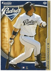 ADRIAN GONZALEZ FATHEAD TRADEABLES REMOVABLE STICKER SAN DIEGO PADRES 2009 #100 - Picture 1 of 3
