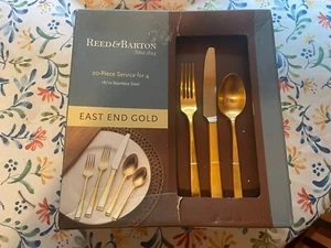 Reed & Barton East End Satin 20-Piece Flatware Set  (please read listing) - Picture 1 of 8