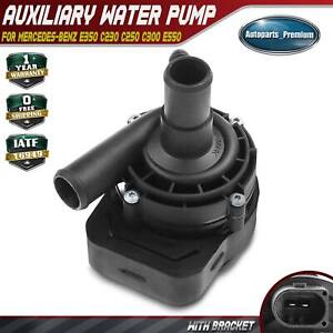 Auxiliary Water Pump w/ Bracket for Mercedes-Benz C230 E350 GLK350 SL400 SL500
