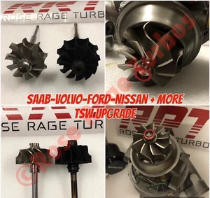 9 Blade Hi Flow Turbine Shaft Wheel 59/49mm SAAB/Volvo, Ford, Nissan T3 Turbo - Bild 1 von 3
