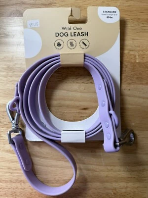 Wild One Adjustable Dog Leash Purple, Standard. Brand New. FAST SHIPPING - Image 1 of 2