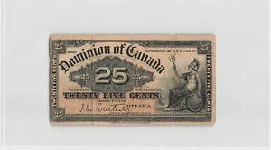 CANADA 25 Cents 1900, DC-15a Sign: Courtney, Orig F / VF, Dominion      L3 (C1) - Picture 1 of 2