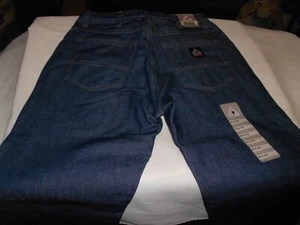 Herren BULWARK FLAMMHEMMEND ATPV 18.0 blau Denim UNGEWASCHEN Jeans 30 x 31 neu mit Etikett - Bild 1 von 5