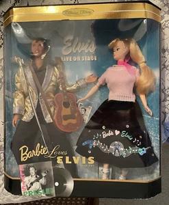 Barbie Loves Elvis Edición Coleccionista Mattel NUEVA EN CAJA 1996 Muñeca Nueva en Caja - Imagen 1 de 7