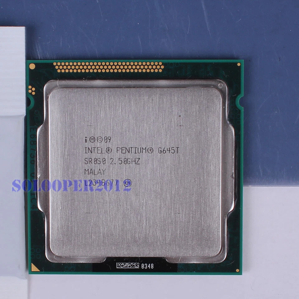 Free shipping Intel Pentium G645T LGA 1155/Socket (SR0S0) CPU Processor 2.5 GHz - Image 1 of 1