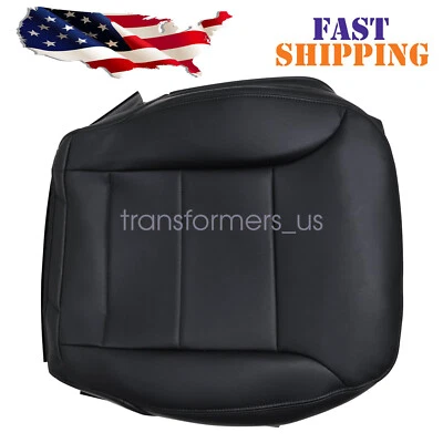 Cubierta de asiento de cuero negra para parte inferior del conductor para Mercedes-Benz ML320 ML350 ML450 09-11 Foto 1 de 4