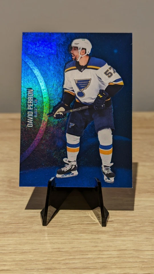 2021-22 Metal Universe Blue Spectrum David Perron #96 St. Louis Blues - Image 1 of 2