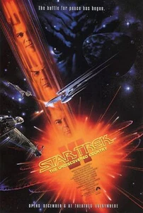 Star Trek VI Undiscovered Country - original movie poster - FINAL - Picture 1 of 1