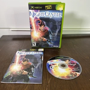 NightCaster: Defeat the Darkness (Microsoft Xbox, 2002) CIB W/ Manual Tested - Picture 1 of 10