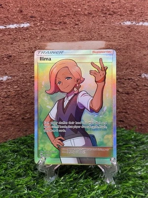 Pokemon Ilima 149/149 Sun & Moon Ultra Rare Full Art Holo NM - Image 1 of 2