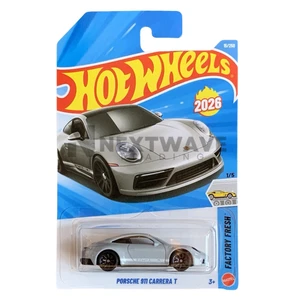 Hot Wheels Porsche 911 Carrera T Grey #15 Mainline 2026 Case A (In-Stock) New - Picture 1 of 2