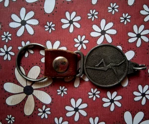 Vintage 1990er Dave Matthews Band Fire Dancer Schlüsselanhänger DMB Fan Club - Bild 1 von 4