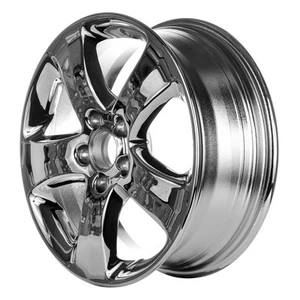 PVD Light Chrome 5 Spoke 17 x 6.5 Refurbished Wheel - Picture 1 of 1