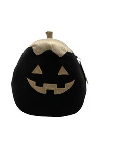 Kellytoy Squishmallow 8" Paige Pumpkin 🎃 SEHR SELTEN! Neu mit Etikett schwarz und gold - Bild 1 von 7
