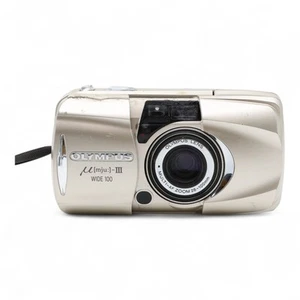 Olympus µ mju-III Wide 100 Kompaktkamera 35mm Kleinbildkamera - champagner gold - Bild 1 von 5