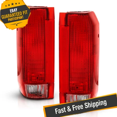 Luces traseras estilo fábrica cromadas/rojas Anzo 311306 para Ford F-150 1992-1997 Foto 1 de 4