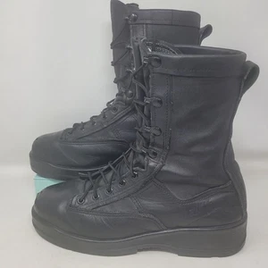 Botas Belleville 800ST Flight Deck impermeables punta de acero cuero negro para hombre talla 9W - Imagen 1 de 9