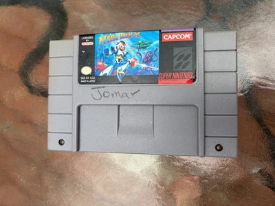 Authentic 1994 Super Nintendo SNES MEGAMAN X Video Game - Image 1 of 4