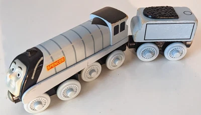 Thomas & Friends - деревянная железная дорога Спенсер поезд и тендер лот - 2003 - Изображение 1 из 4