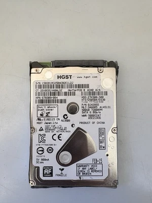 ⭐️⭐️⭐️⭐️⭐️ HDD Hard Drive SATA Laptop 2.5" HGST HTS725050A7E630 500GB - Image 1 of 2