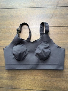 Lululemon Bra Womens 36C Black Longline Underwire Adjustable Straps Athleisure - Picture 1 of 5