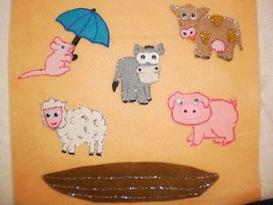 FELT BOARD STORY RHYME TEACHER RESOURCE-WHO SANK THE BOAT - Picture 1 of 1
