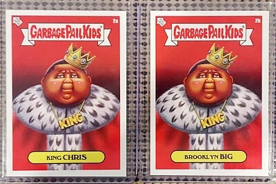 LOT OF 2 CARDS: GPK ROCK N ROLL HALL OF LAME (KING CHRIS & BROOKLYN BIG) BIGGIE - Image 1 of 2