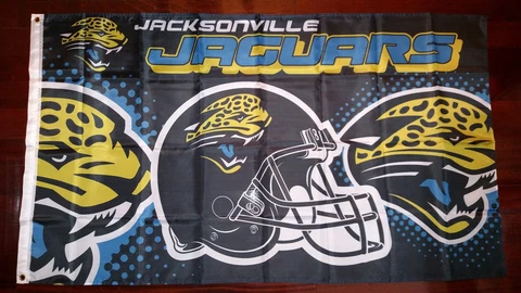 Jacksonville Jaguars 3x5 Flag. US seller. Free shipping within the US Cover