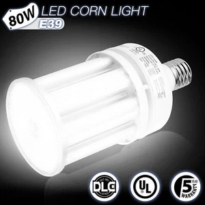 80W LED Corn Cob Light Bulb for Workshop Garage Warehouse Factory 6000K 11200Lm - Picture 1 of 12
