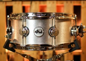 DW 5.5x13 Collector's 3mm Wrinkle Coat Aluminum Snare Drum - DRVA5513SVC - Picture 1 of 6
