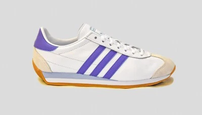 Adidas Country Og W Weiß/Lila Größen 7,5 8 8,5 9 9,5 Originals Ji2825 - Bild 1 von 4
