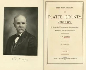 1915 PLATTE County Nebraska NE, History & Genealogy Ancestry Family Tree DVD B09 - Picture 1 of 2