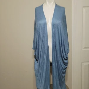 New Katie & Kelly One size Cardigan open front sheer stretch flowy 3/4 sleeve - Picture 1 of 8