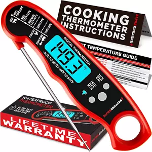 Alpha Grillers Meat Thermometer Digital - Instant Read Food Thermometer for Cook - Picture 1 of 12