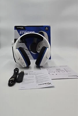 Wireless Gaming Headset - HyperX Cloud Stinger Core PS5/PS4/PC (White-Blue) - Image 1 of 2