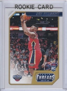 ZION WILLIAMSON ROOKIE CARD 2019 Panini Threads NBA RC New Orleans Pelicans DUKE - Bild 1 von 2