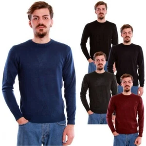 MALAGRIDA Jersey Pullover Man Crew-Neck Crew Sweater 50130 - Picture 1 of 11