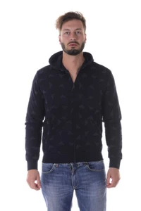Armani Jeans AJ Sweatshirt Hoodie Man Blue 6Y6M676JEBZ 1579 Sz.M MAKE OFFER - Picture 1 of 12