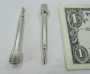 10 große #6-32 Tyco/Amp Edelstahl DSUB Stecker Jackschrauben Jackpots 213622-5 USA - Bild 1 von 7