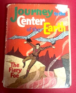 Vintage Whitman Big Little Book Journey to Center of the Earth Fiery Foe 1968 - Imagen 1 de 10