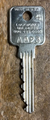 Used  Medeco Key  4   AA23 - Image 1 of 3