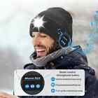 Wireless Bluetooth LED Hat With Music Speaker Light Warm Beanie Hat Rechargeable